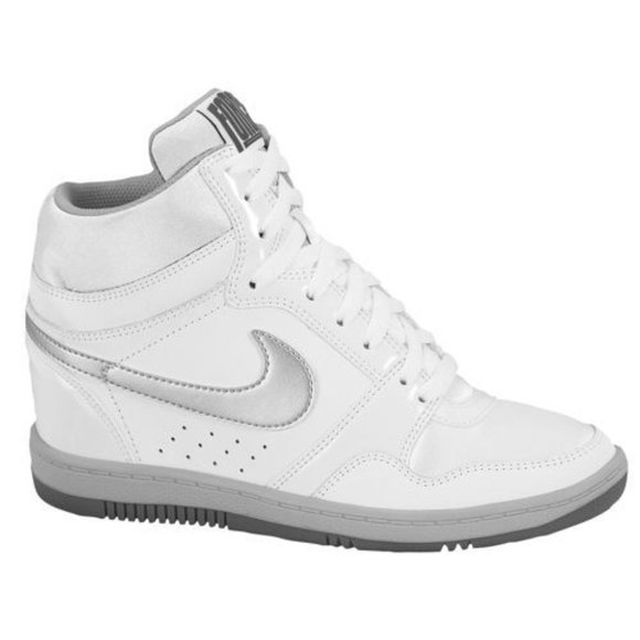 Nike Force Sky High Hidden Wedge Sneakers Size 6 - Picture 1 of 9